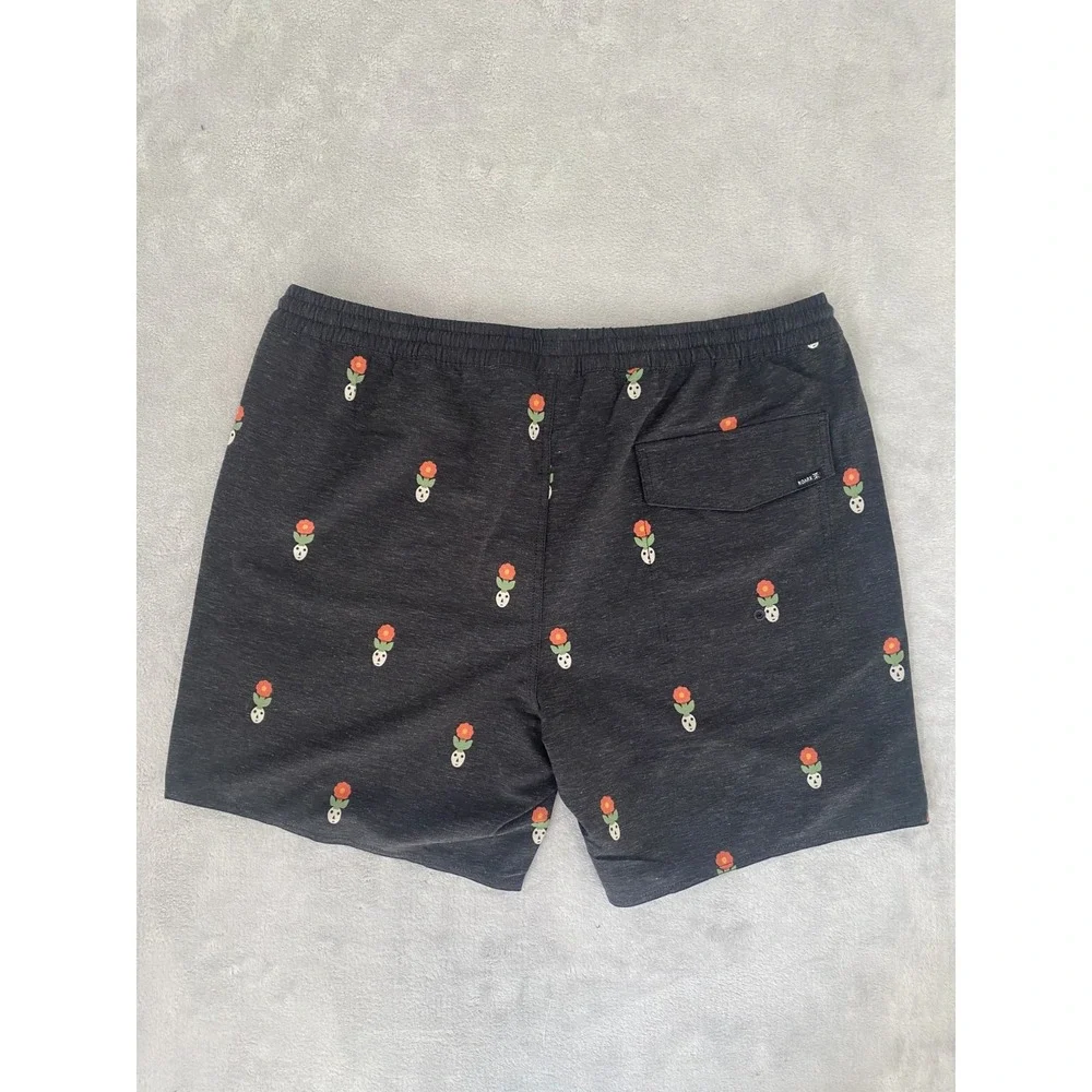Roark Volley Shorts Mens XL Black Shorey 16